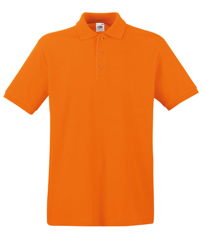 Fruit of the Loom SS255 Premium polo in Orange