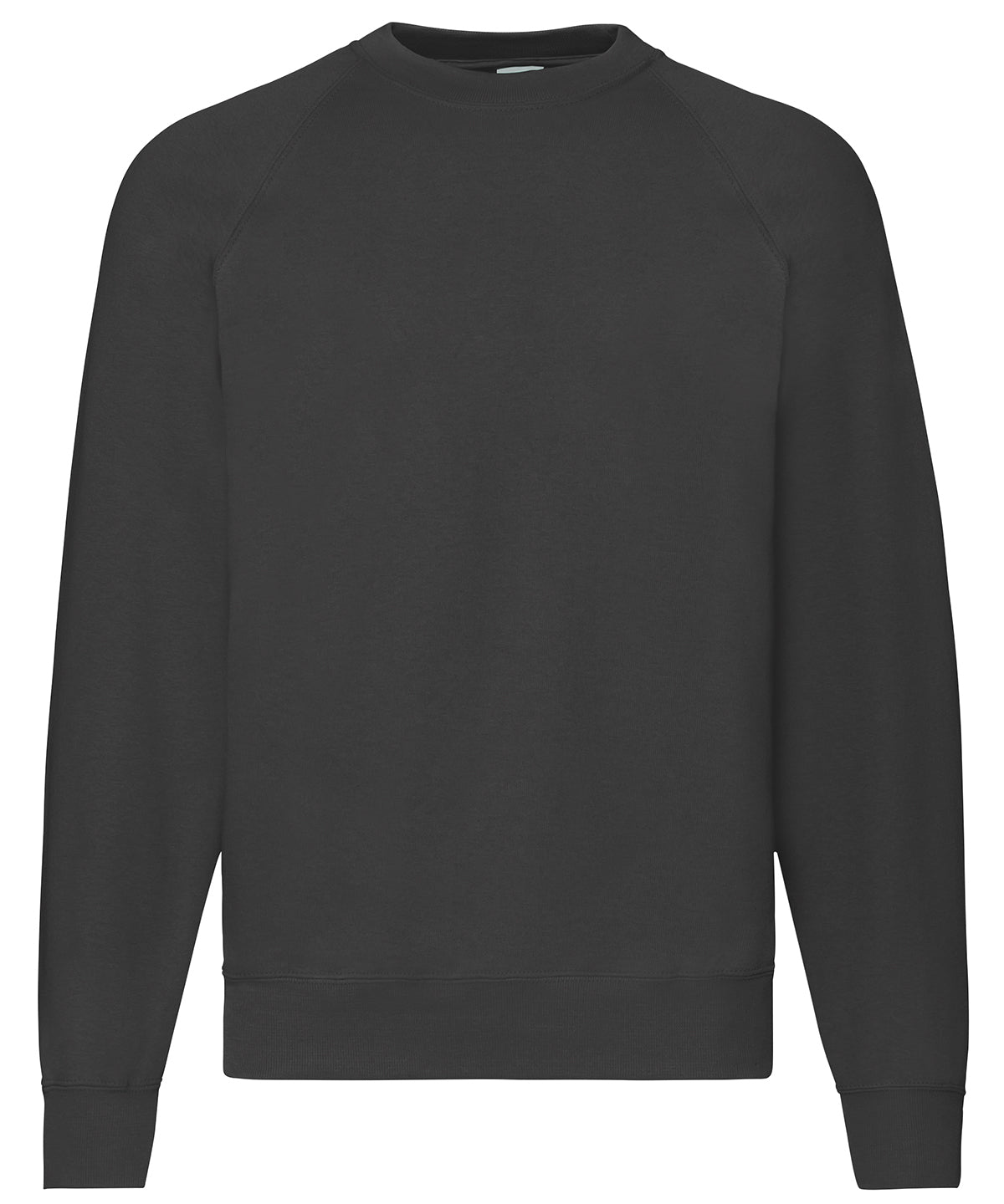 Fruit of the Loom SS270 Classic 80/20 raglan sweatshirt in Black*†