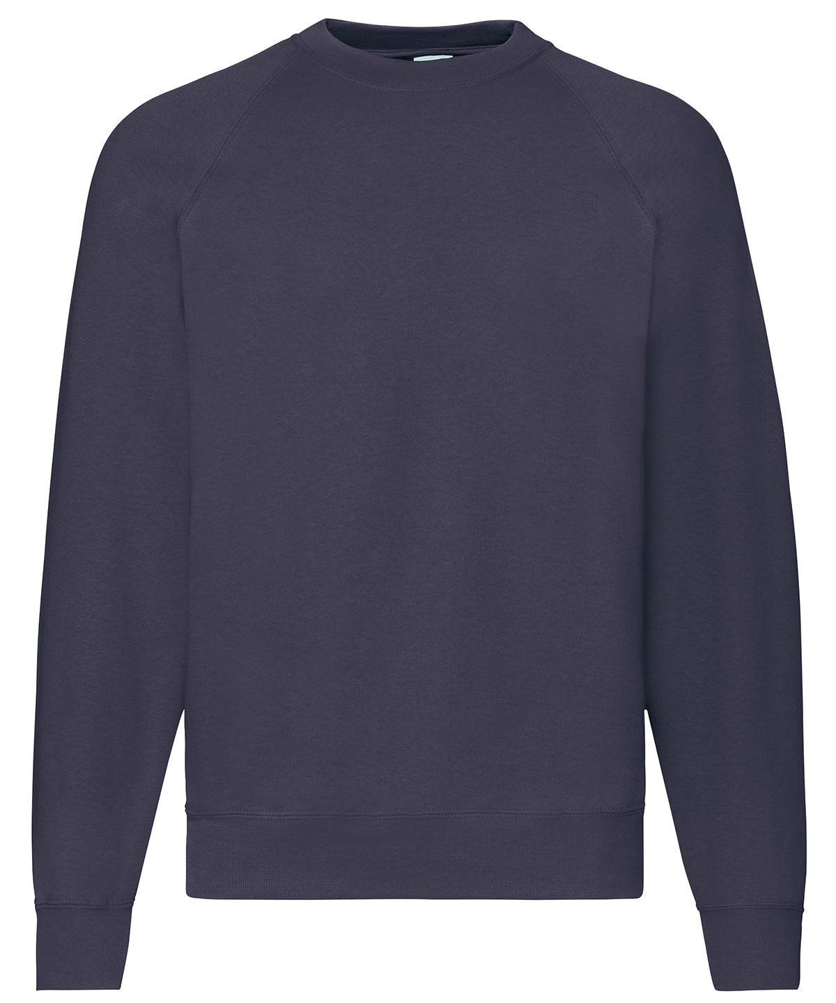 Fruit of the Loom SS270 Classic 80/20 raglan sweatshirt in Deep Navy*†