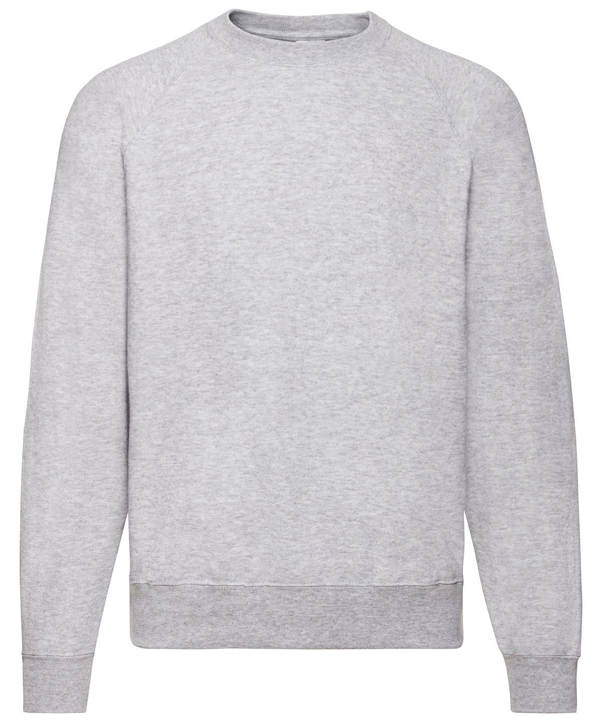 Fruit of the Loom SS270 Classic 80/20 raglan sweatshirt in Heather Grey*†