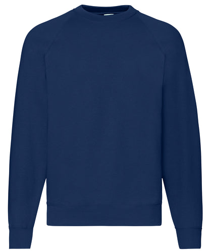 Fruit of the Loom SS270 Classic 80/20 raglan sweatshirt in Navy*†