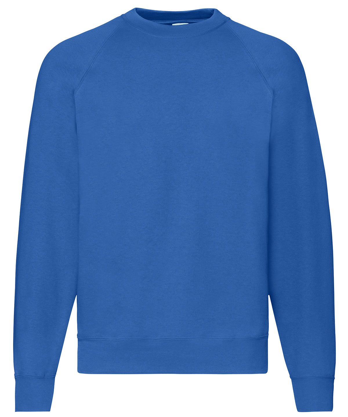 Fruit of the Loom SS270 Classic 80/20 raglan sweatshirt in Royal Blue