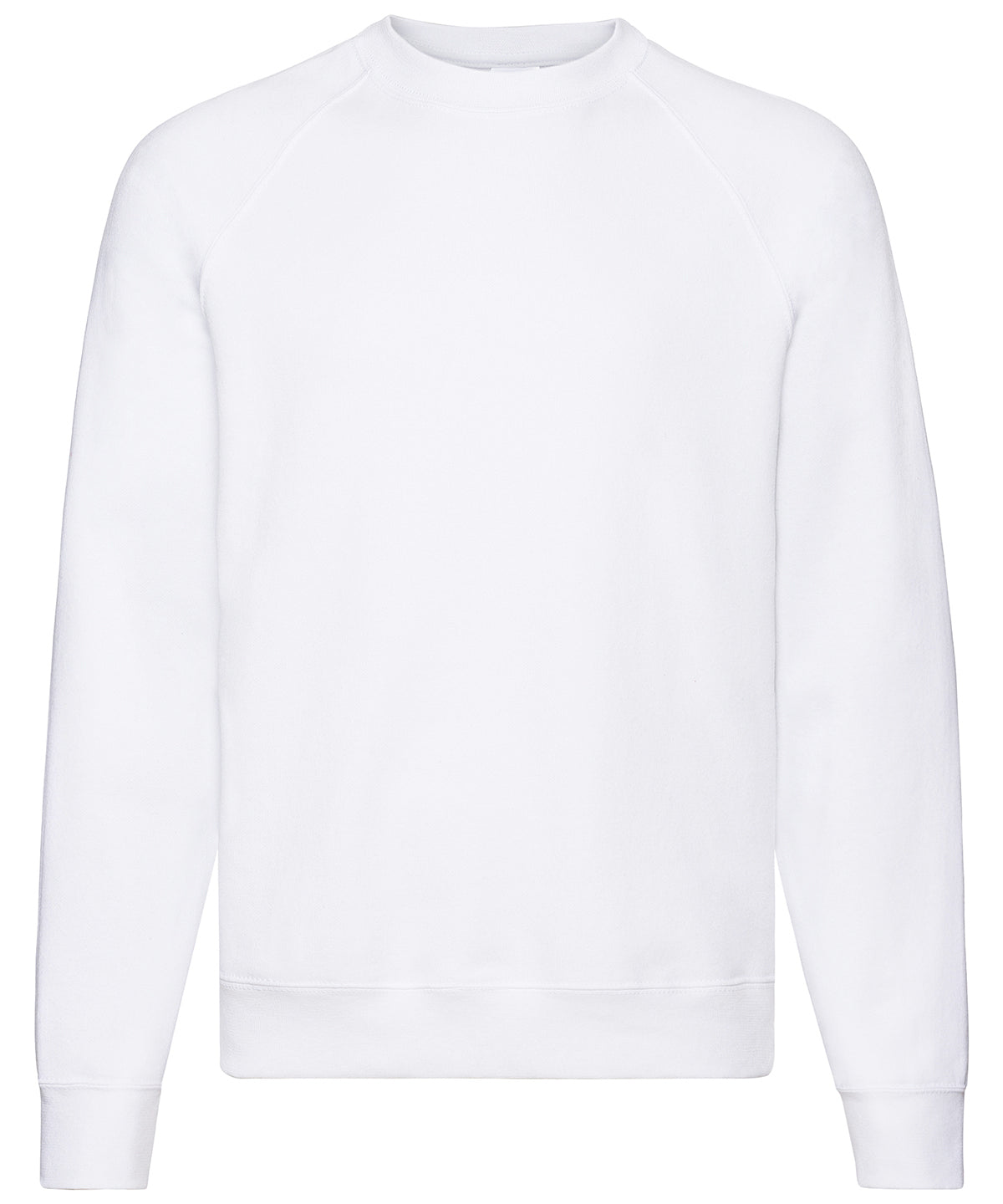 Fruit of the Loom SS270 Classic 80/20 raglan sweatshirt in White*