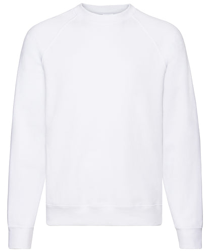 Fruit of the Loom SS270 Classic 80/20 raglan sweatshirt in White*