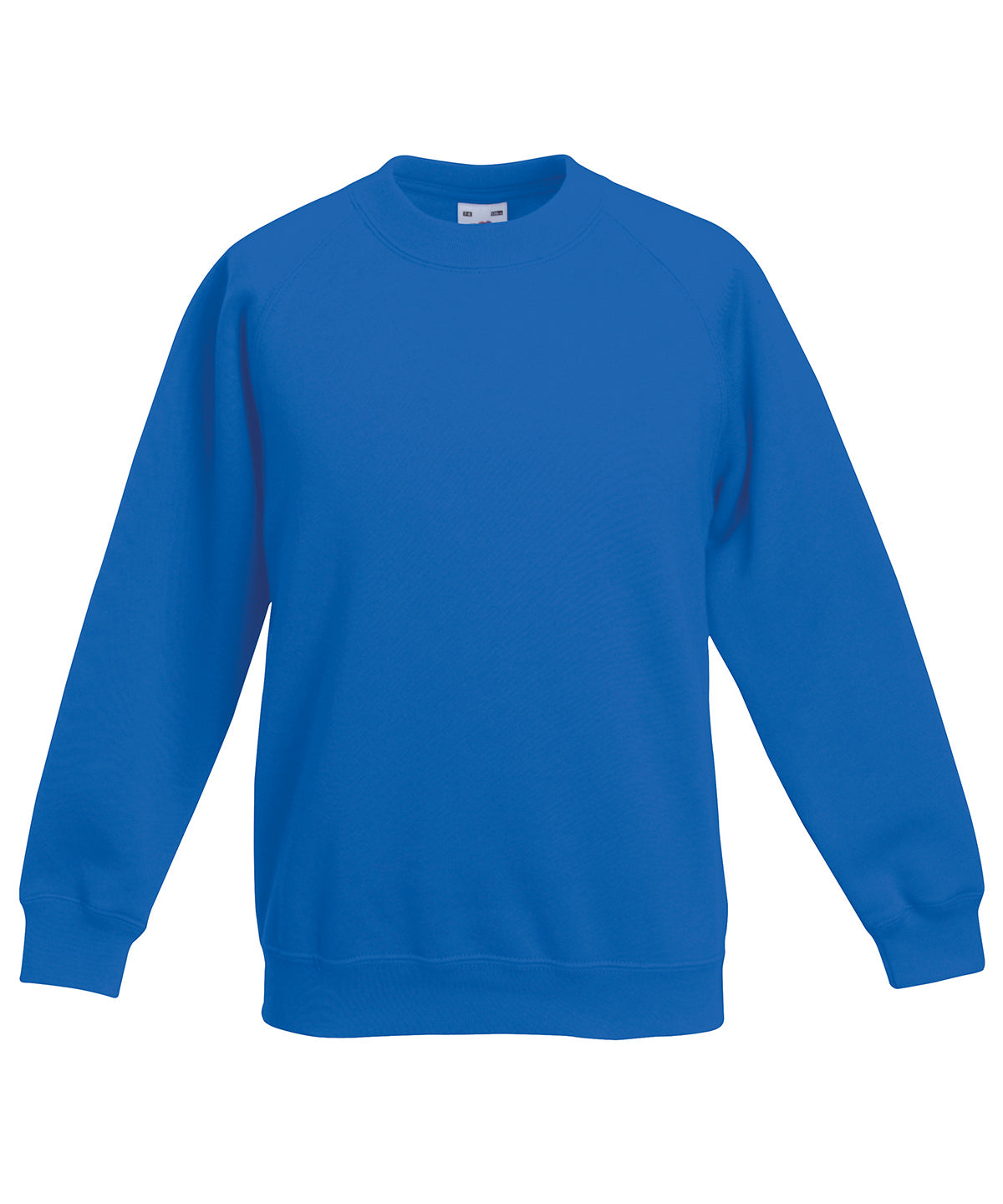 Fruit of the Loom SS271 Kids classic raglan sweatshirt in Royal Blue