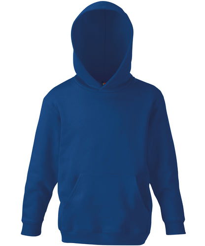 Fruit of the Loom SS273 Kids classic hooded sweatshirt in Navy