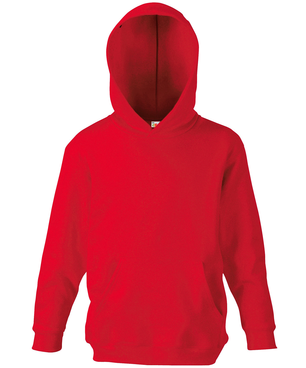 Fruit of the Loom SS273 Kids classic hooded sweatshirt in Red