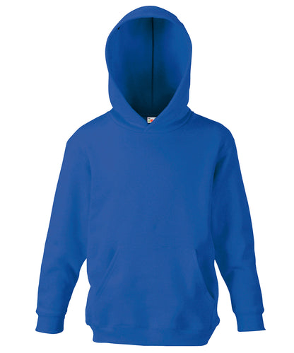 Fruit of the Loom SS273 Kids classic hooded sweatshirt in Royal Blue
