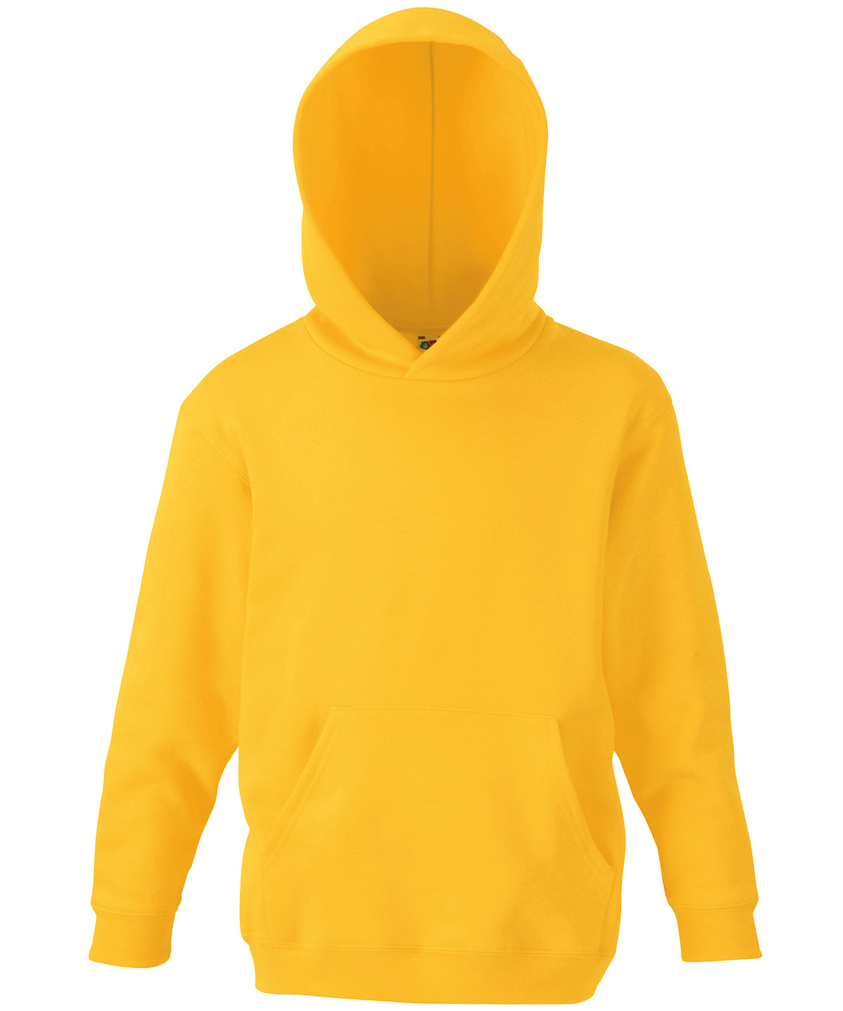 Fruit of the Loom SS273 Kids classic hooded sweatshirt in Sunflower