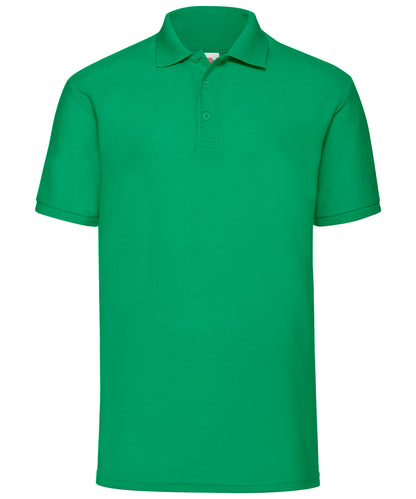 Fruit of the Loom SS402 65/35 Polo in Kelly Green