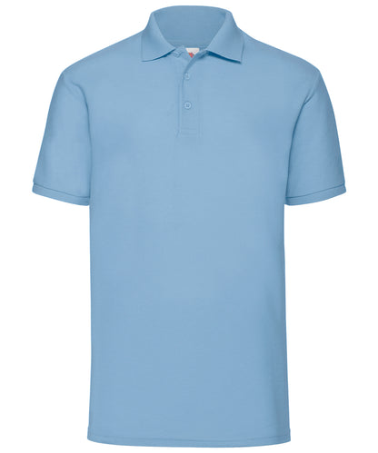 Fruit of the Loom SS402 65/35 Polo in Sky Blue