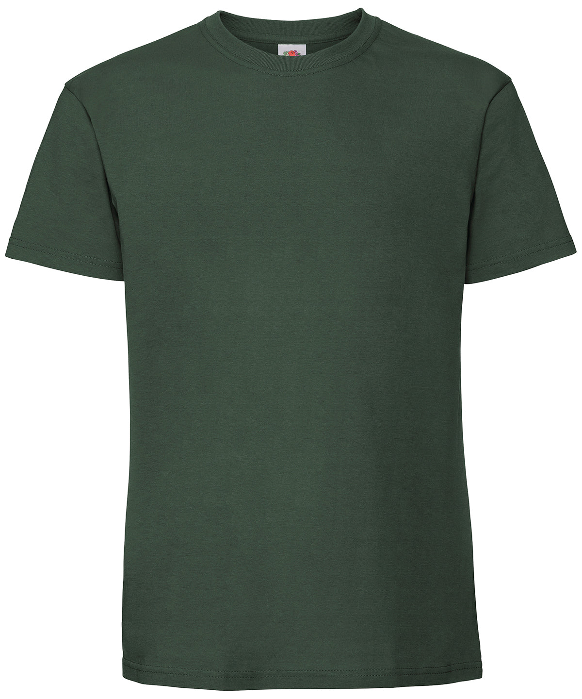 Fruit of the Loom SS422 Iconic 195 ringspun premium T in Bottle Green