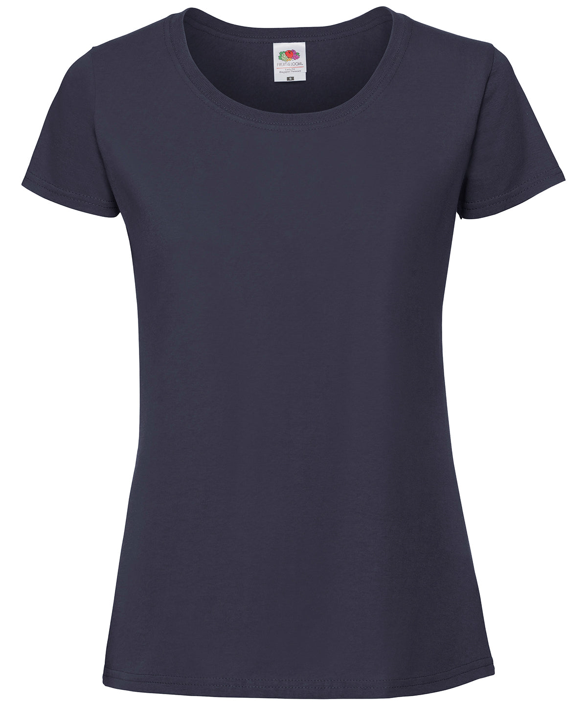 Fruit of the Loom SS424 Women's Iconic 195 ringspun premium t-shirt in Deep Navy