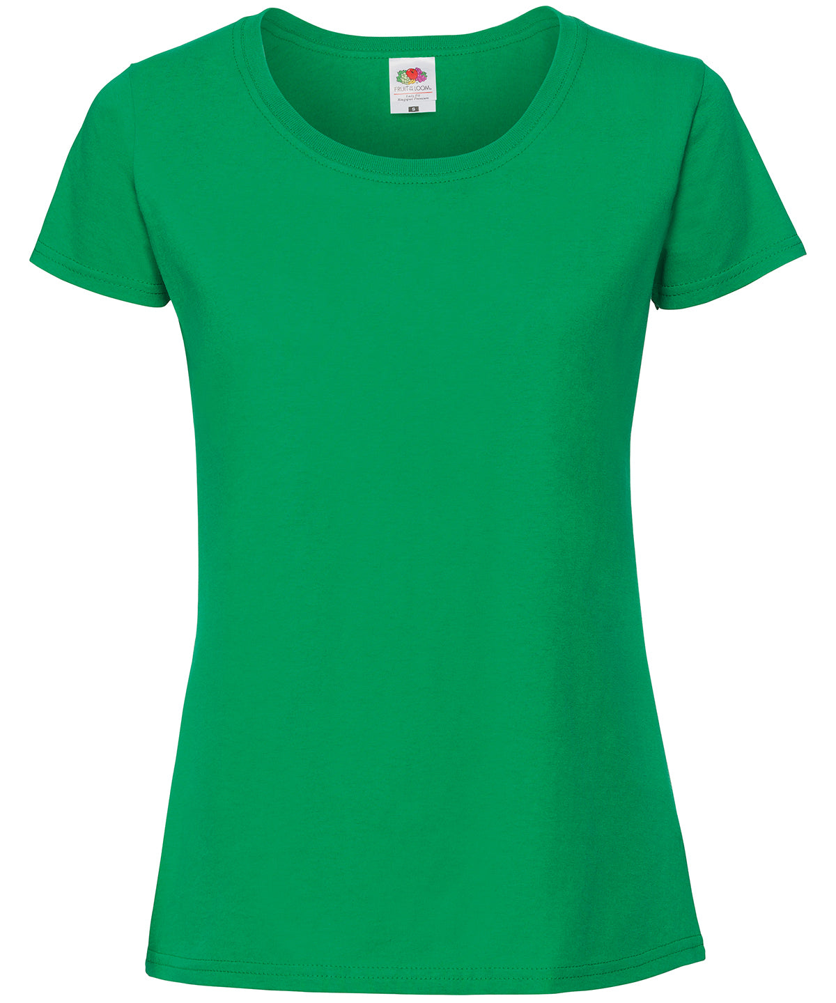 Fruit of the Loom SS424 Women's Iconic 195 ringspun premium t-shirt in Kelly Green