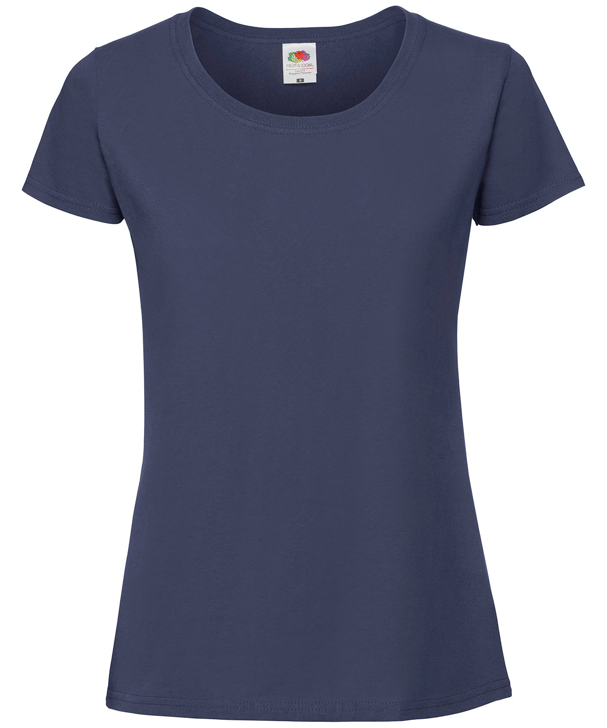 Fruit of the Loom SS424 Women's Iconic 195 ringspun premium t-shirt in Navy