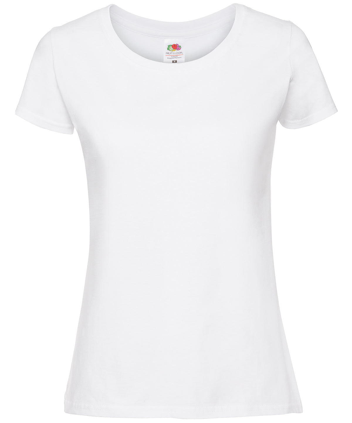 Fruit of the Loom SS424 Women's Iconic 195 ringspun premium t-shirt in White