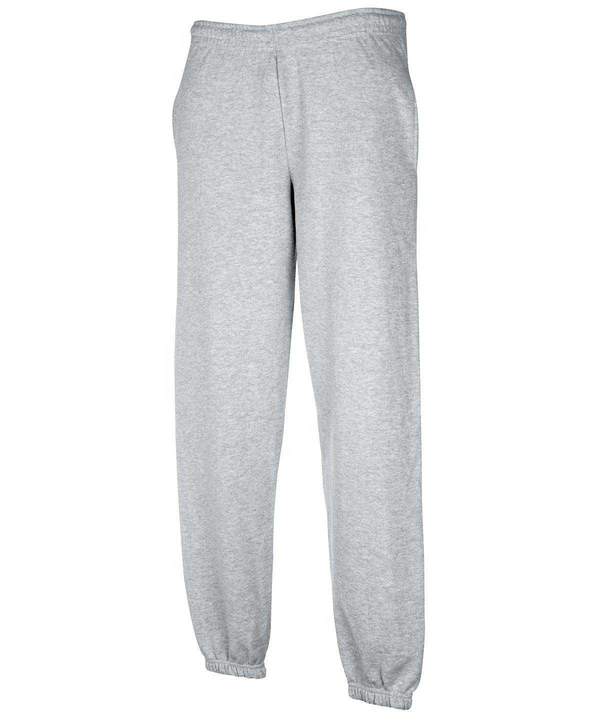 Fruit of the Loom SS805 Premium 70/30 elasticated sweatpants in Heather Grey