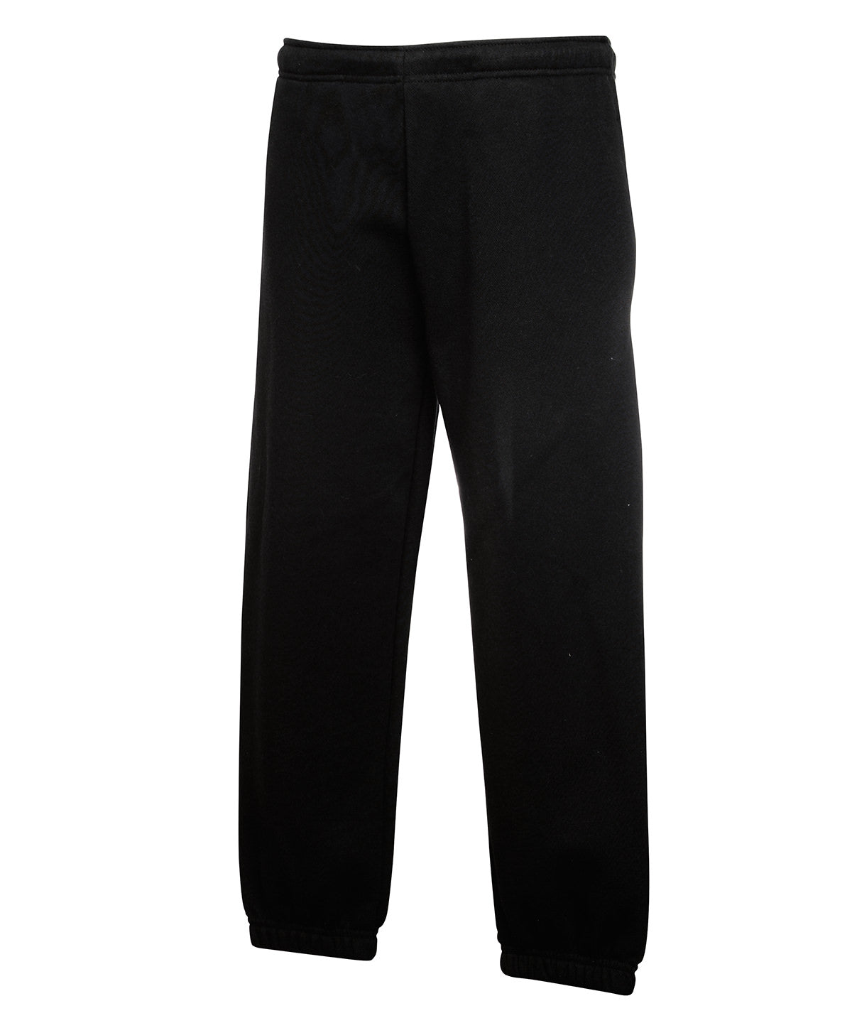 Fruit of the Loom SS823 Kids premium elasticated cuff jog pants in Black
