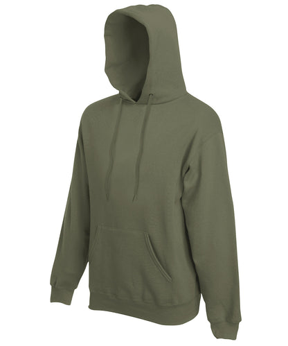 Fruit of the Loom SS824 Premium 70/30 hooded sweatshirt in Classic Olive