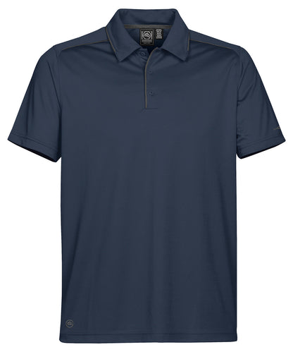 Stormtech ST153 H2X Inertia performance polo in Navy/Graphite