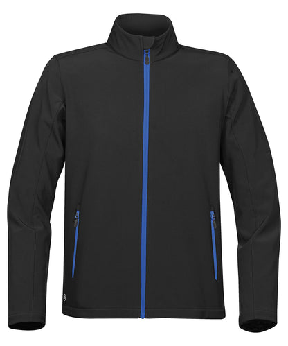 Stormtech ST171 Orbiter softshell in Black/Azure*