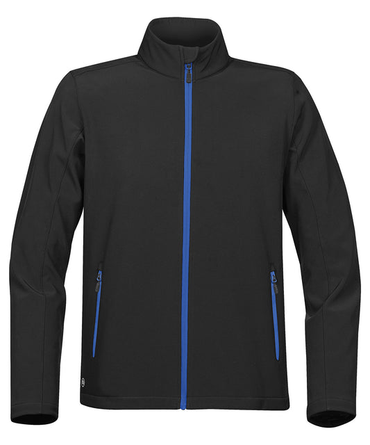 Stormtech ST171 Orbiter softshell in Black/Azure*