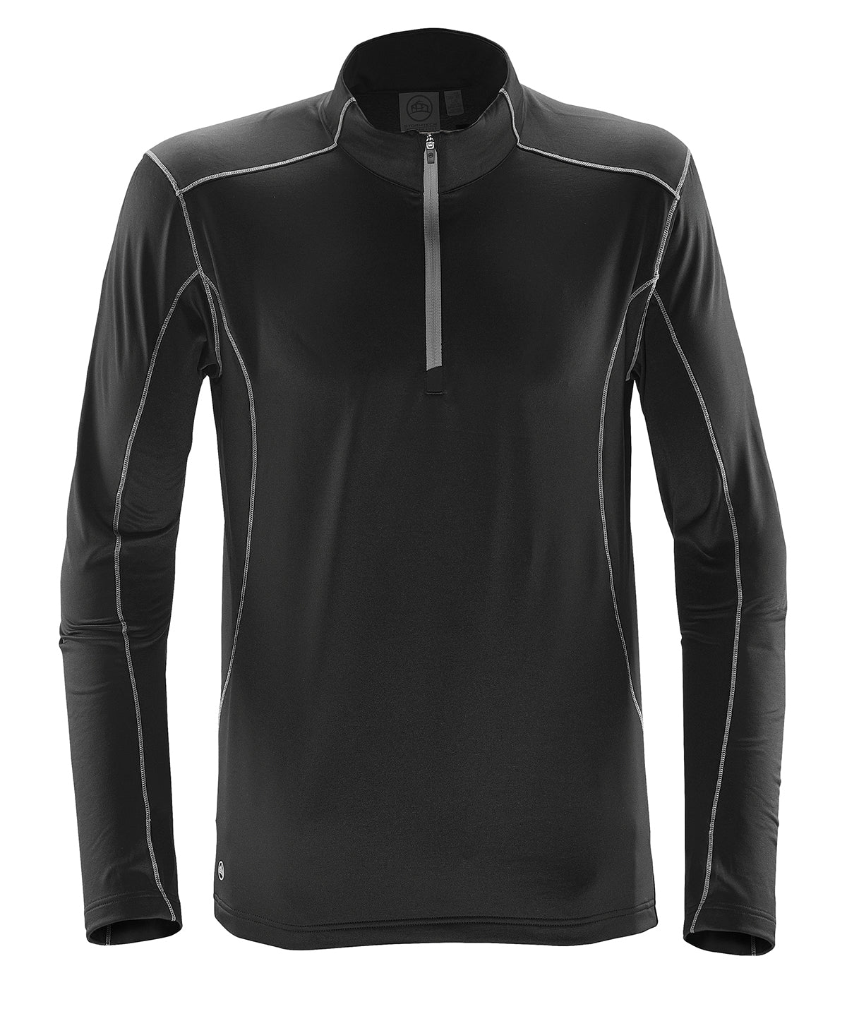 Stormtech ST177 Pulse fleece pullover in Black/Carbon