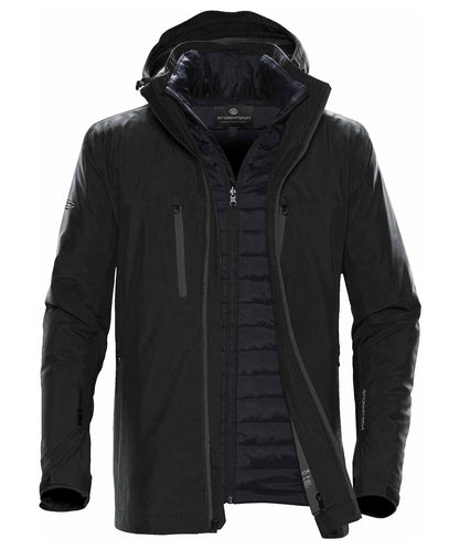 Stormtech ST179 Matrix system jacket in Black/Carbon*