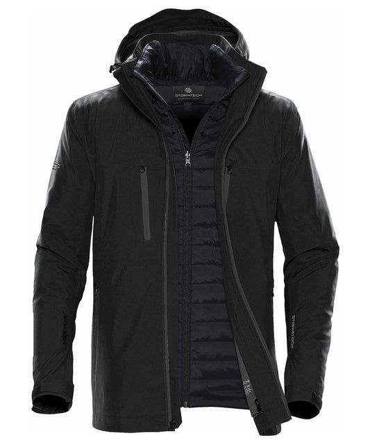 Stormtech ST179 Matrix system jacket in Black/Carbon*