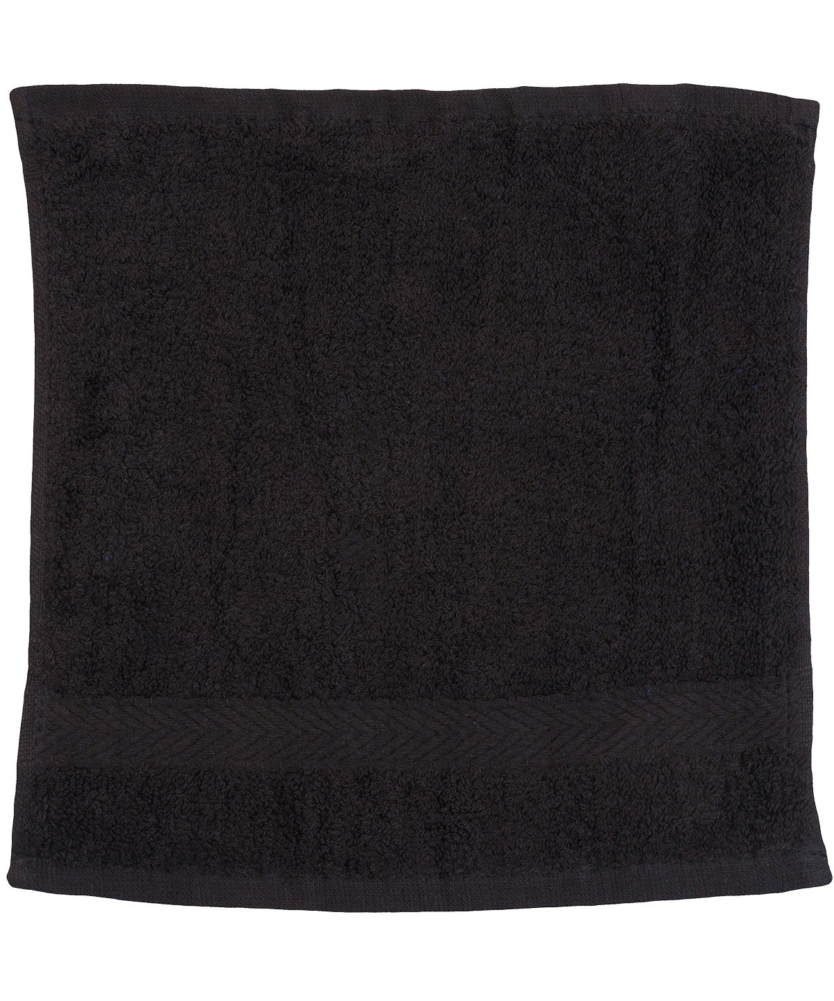 Towel City TC001 Luxury range face cloth in Black