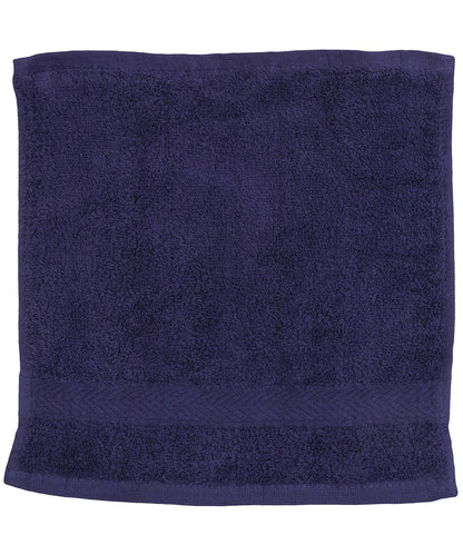 Towel City TC001 Luxury range face cloth in Navy