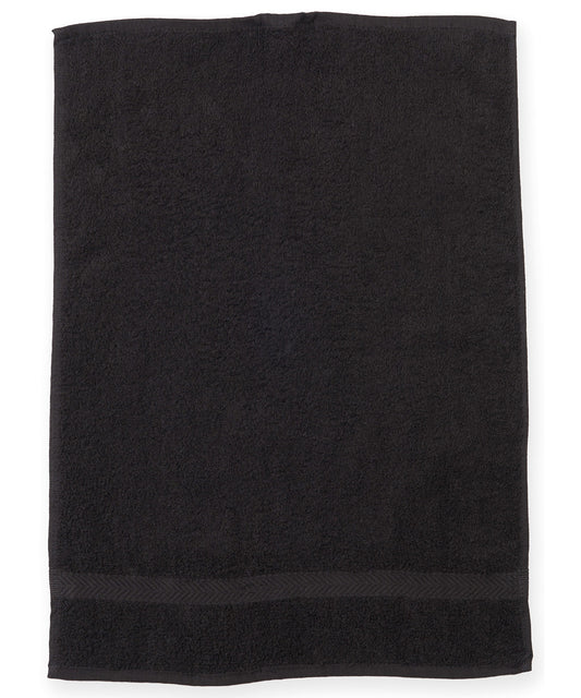 Towel City TC002 Luxury range gym towel in Black