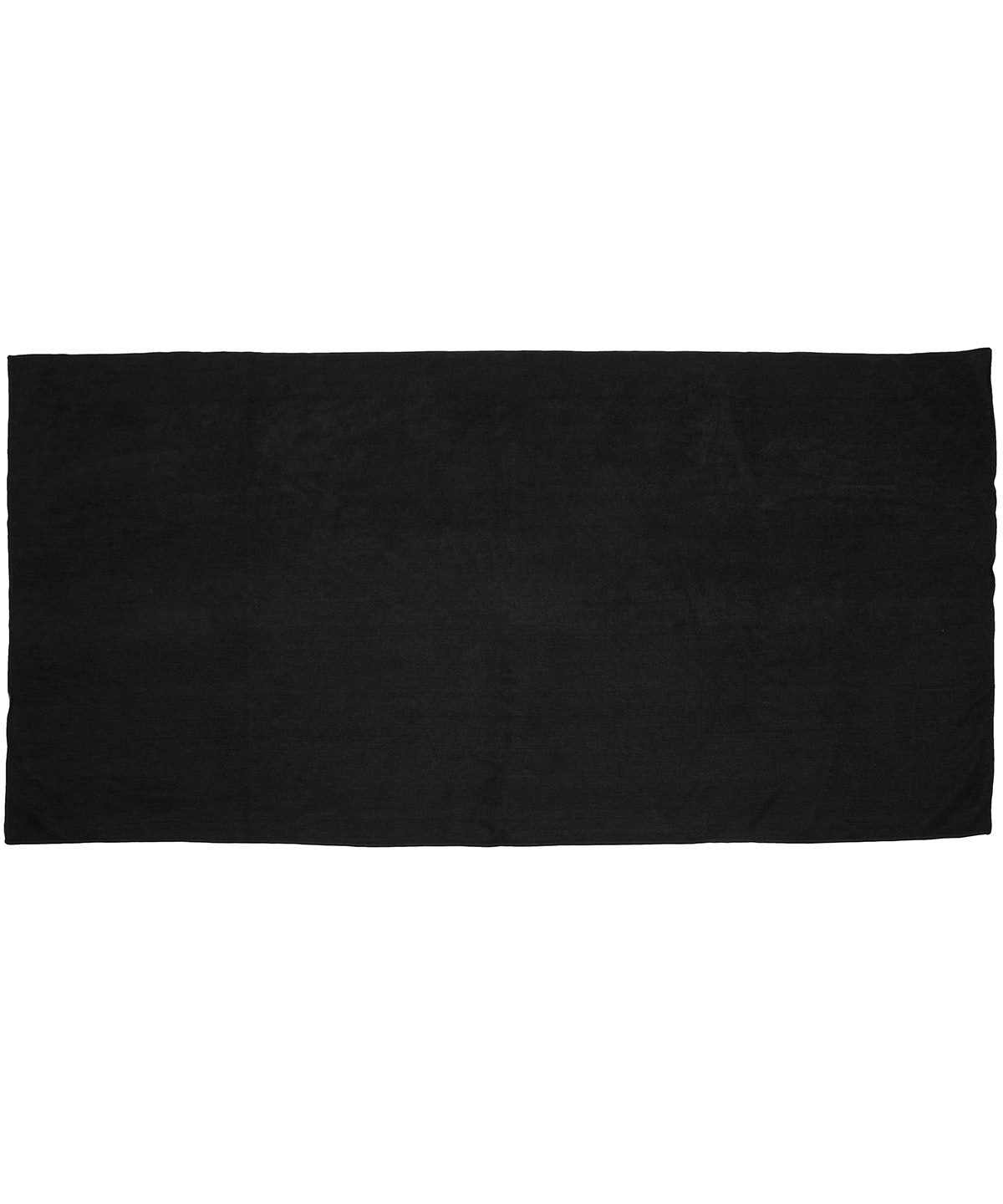 Towel City TC016 Microfibre guest towel in Black