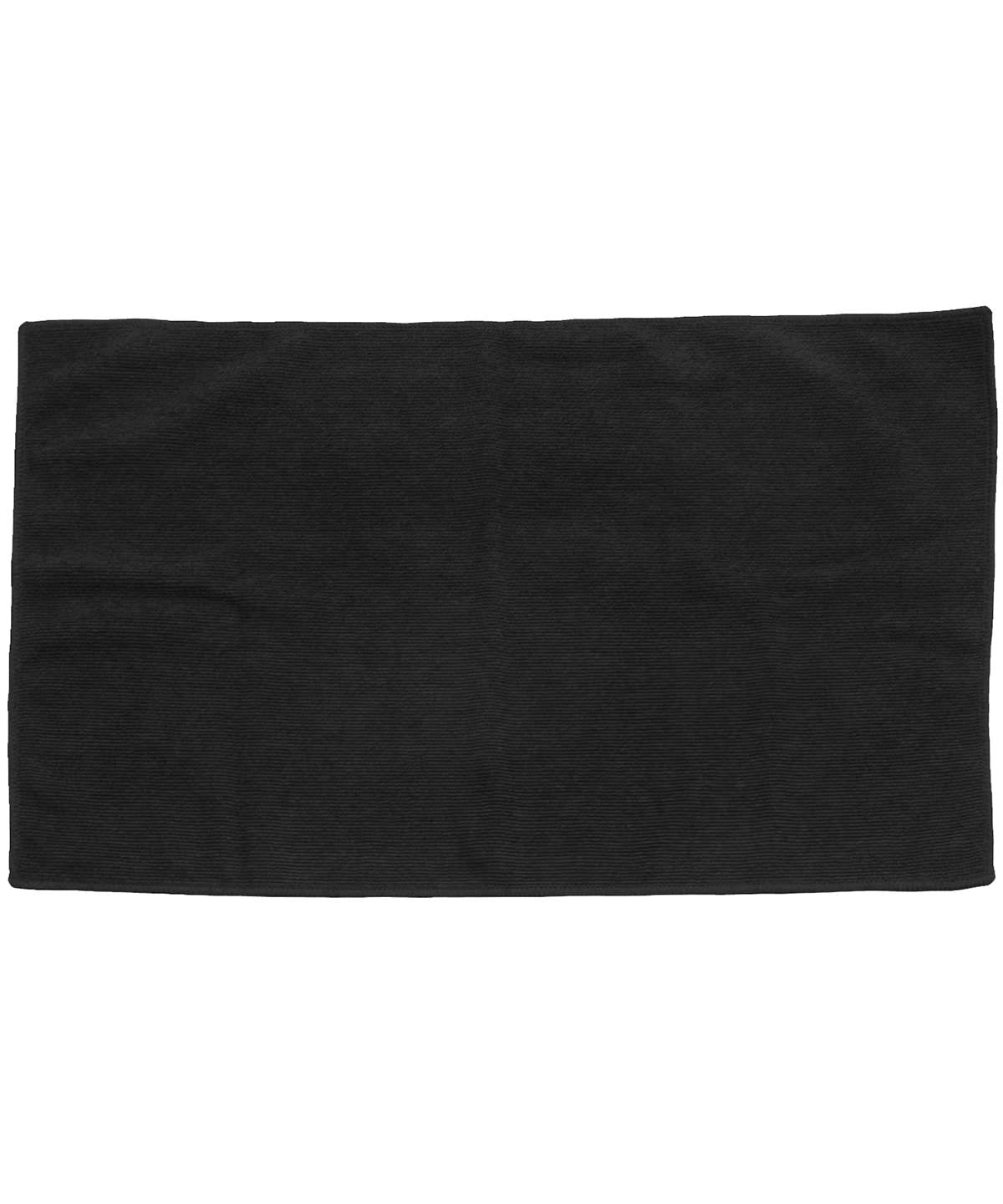 Towel City TC018 Microfibre bath towel in Black