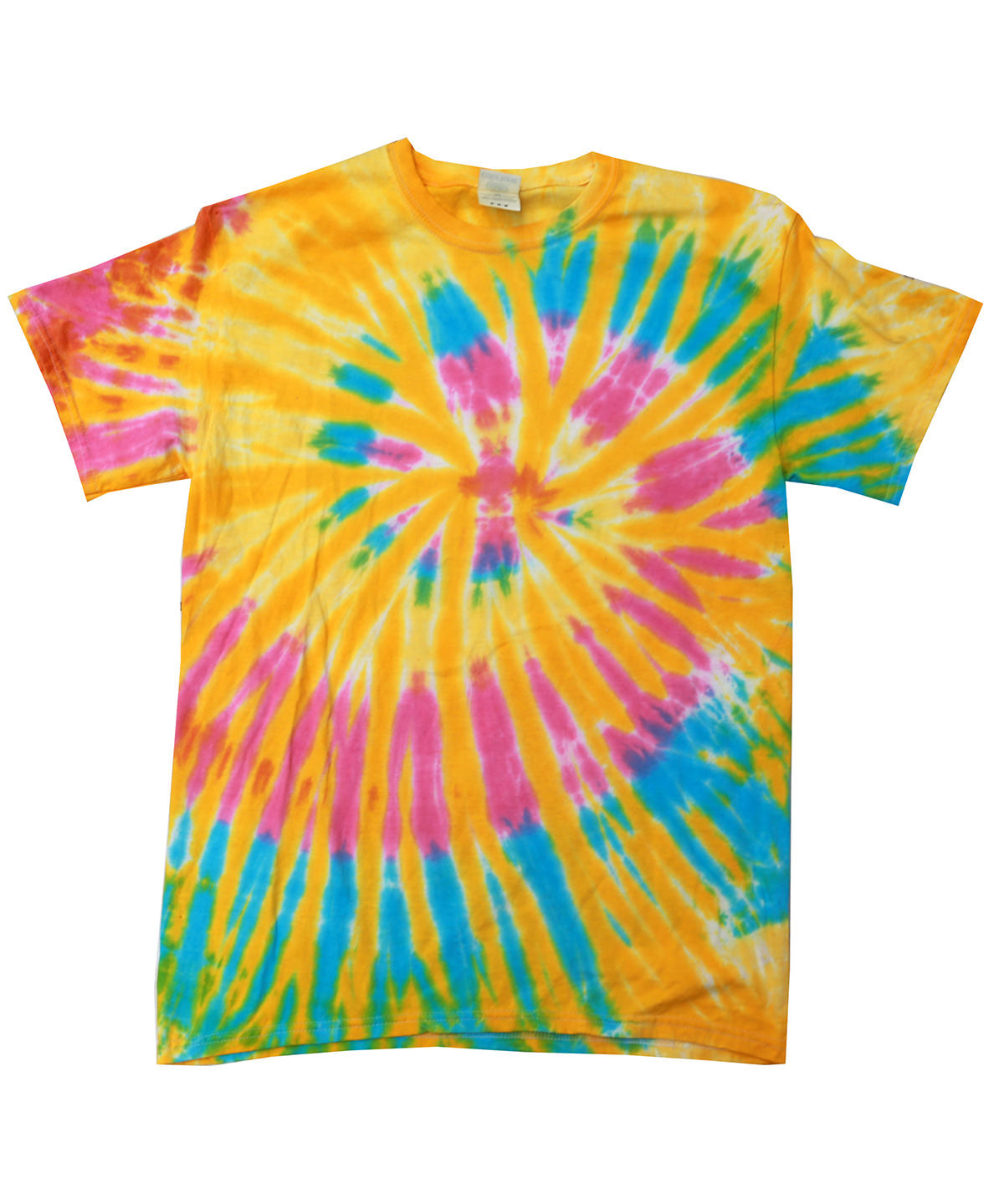 Colortone TD02M Tie-dye shirt in Aurora
