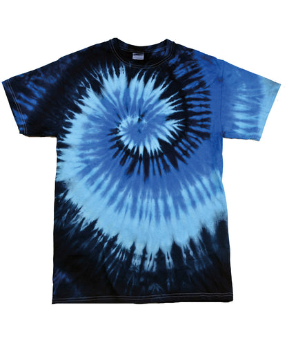 Colortone TD02M Tie-dye shirt in Blue Ocean