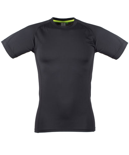 Tombo TL515 Slim fit t-shirt in Black/Black