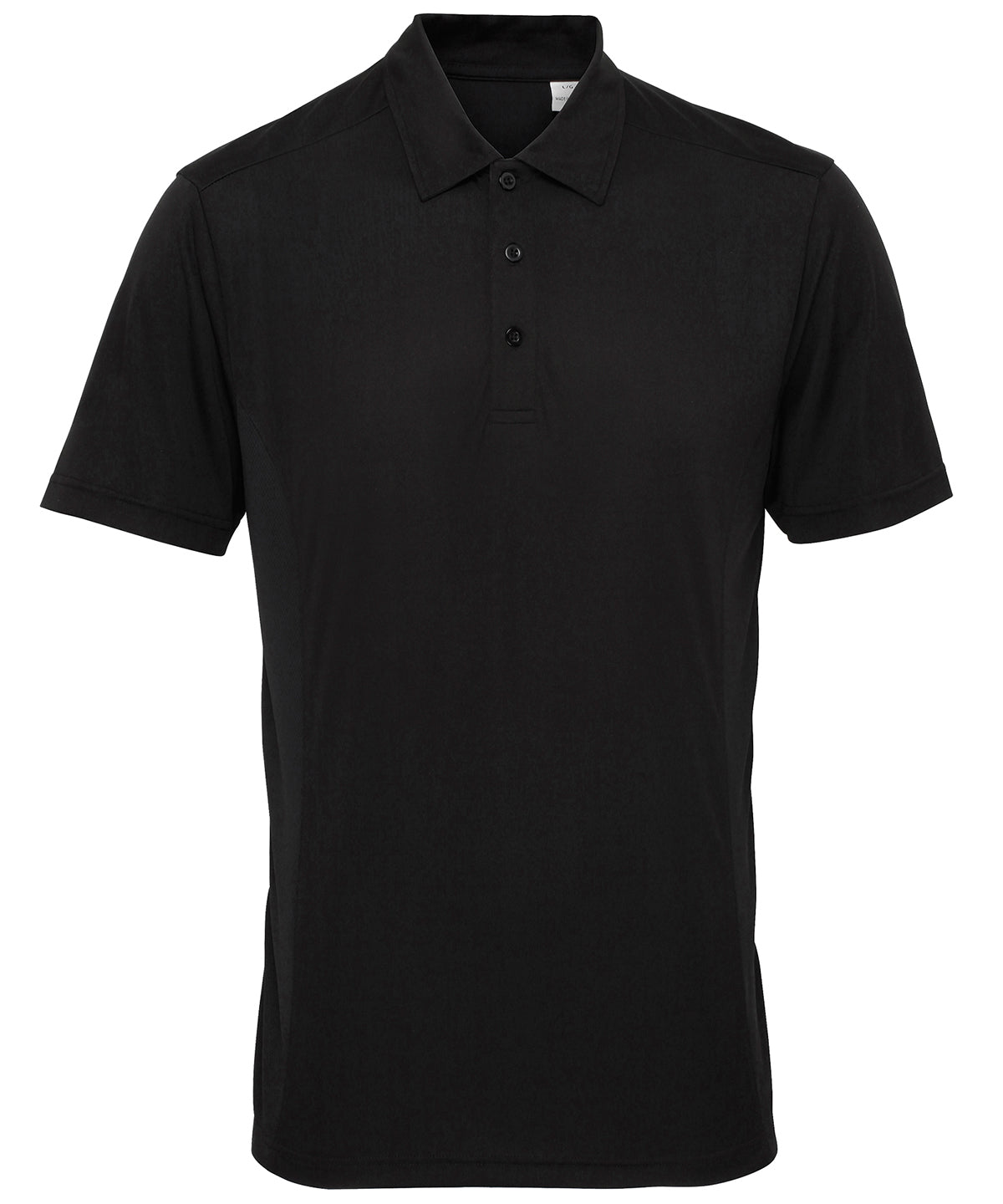 TriDri® TR012 Men's TriDri® panelled polo in Black*