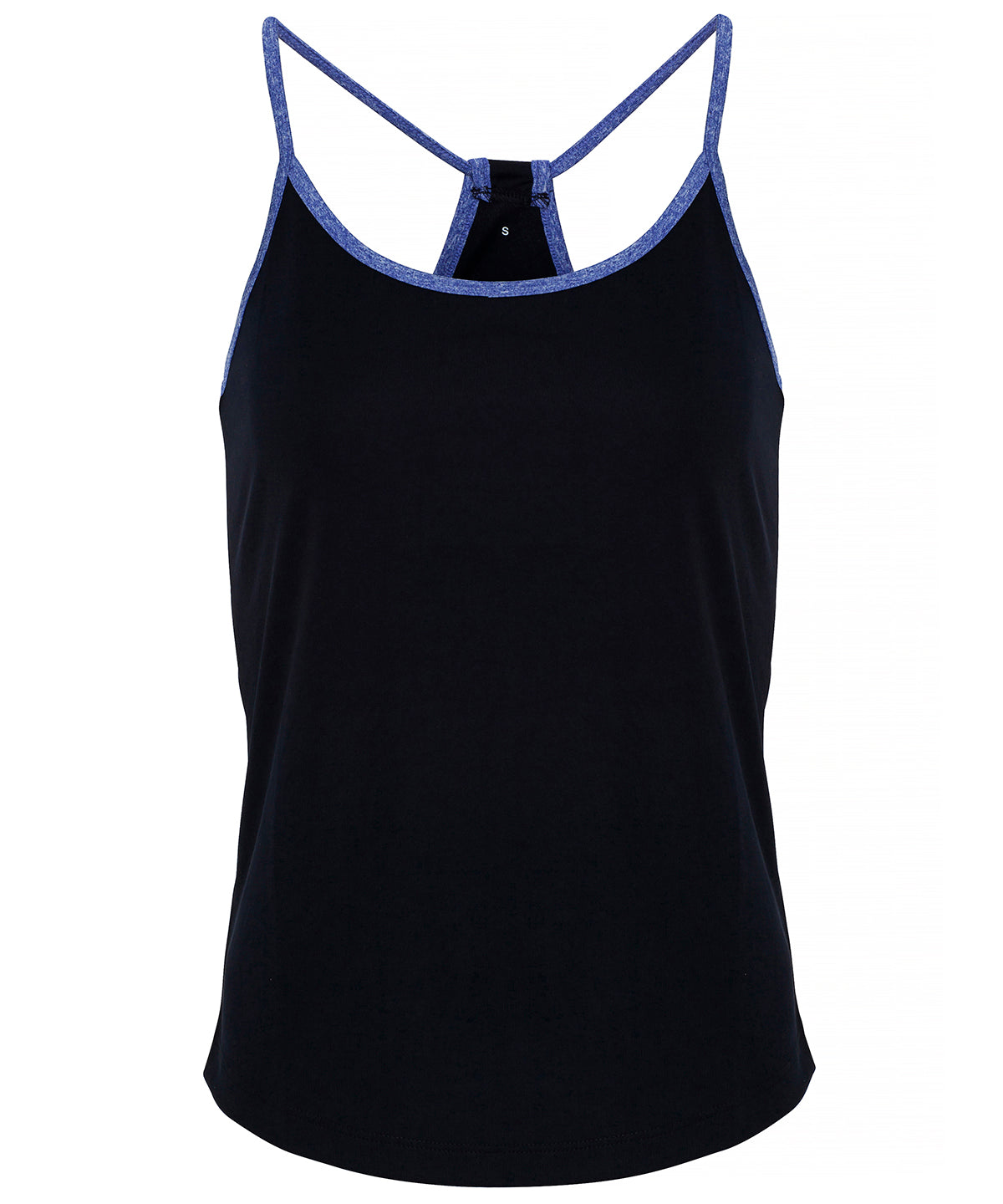 TriDri® TR043 Women's TriDri® yoga vest in French Navy/Blue Melange