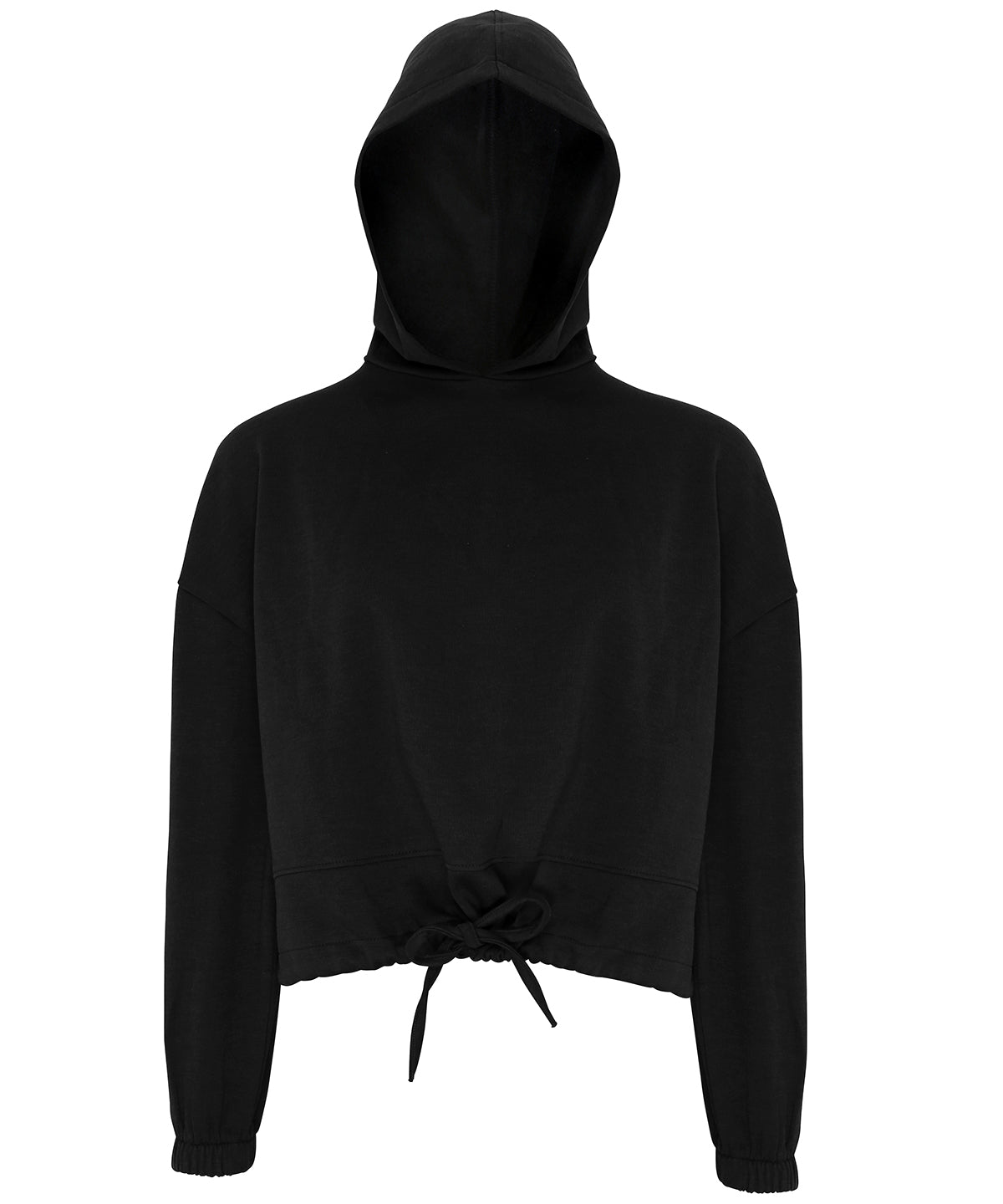 TriDri® TR085 Women's TriDri® cropped oversize hoodie in Black