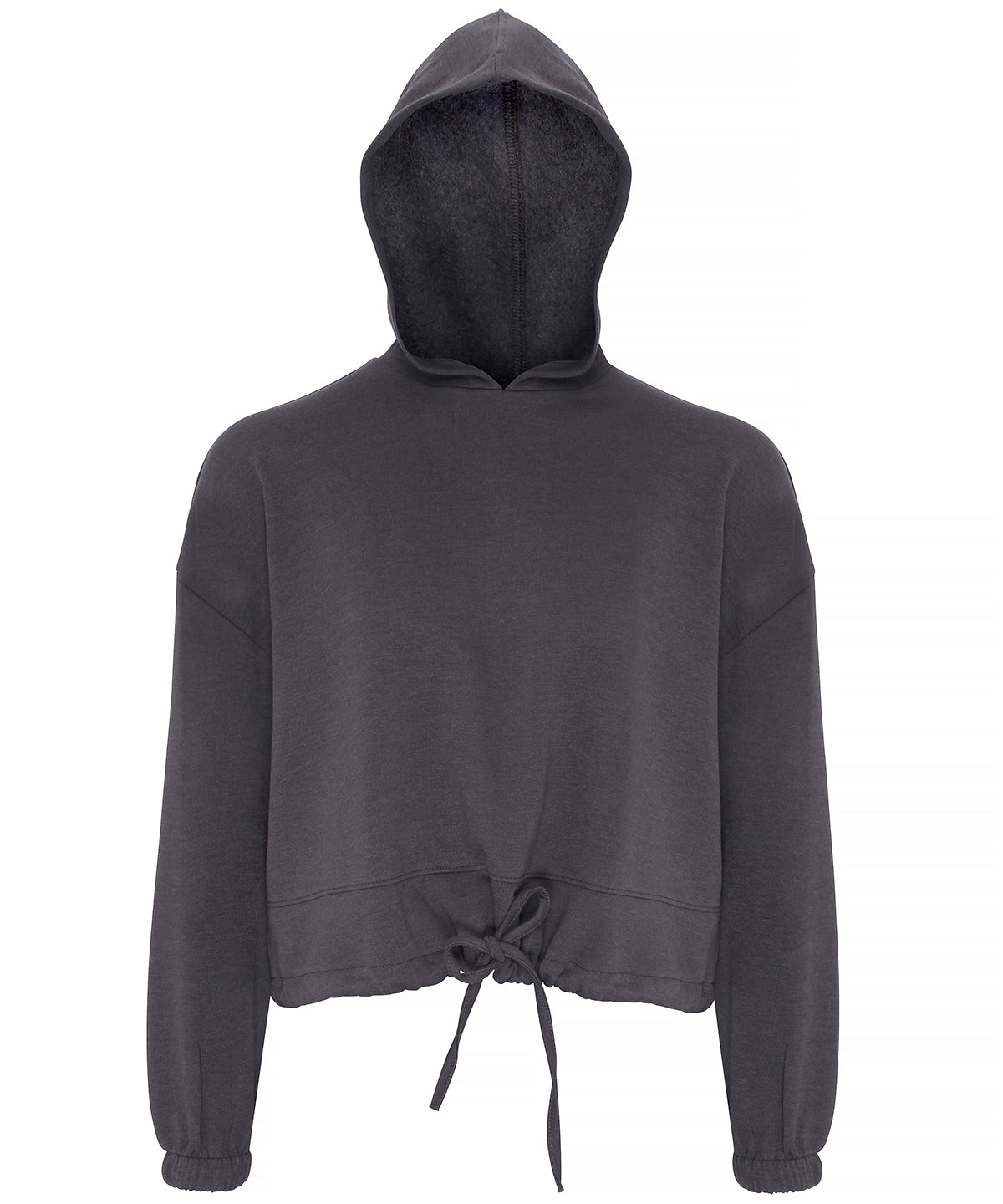 TriDri® TR085 Women's TriDri® cropped oversize hoodie in Charcoal