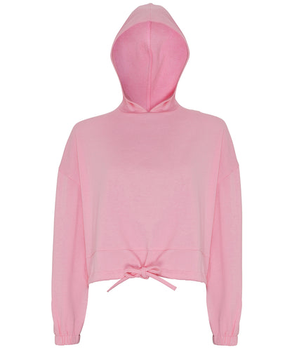 TriDri® TR085 Women's TriDri® cropped oversize hoodie in Light Pink