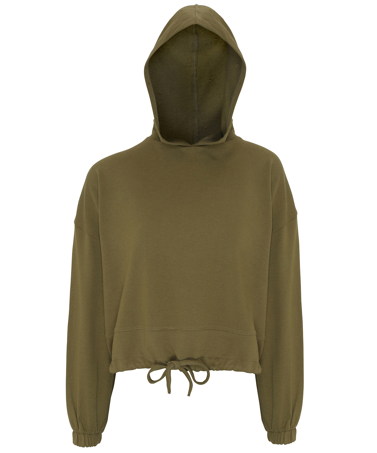 TriDri® TR085 Women's TriDri® cropped oversize hoodie in Olive