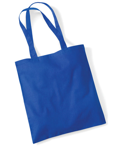 Westford Mill WM101 Bag for life - long handles in Bright Royal