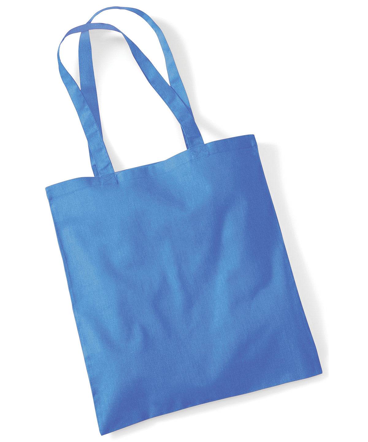 Westford Mill WM101 Bag for life - long handles in Cornflower Blue