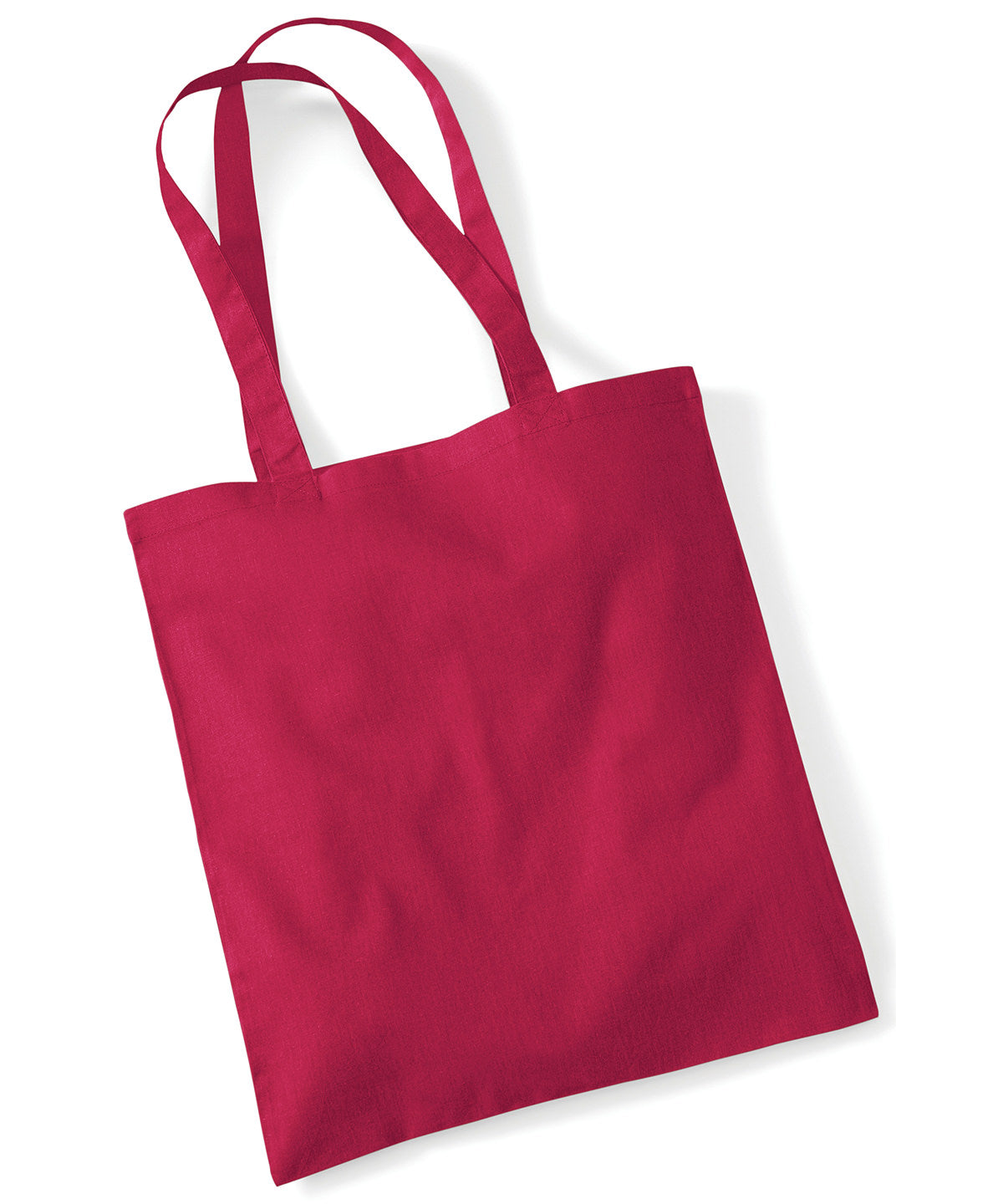 Westford Mill WM101 Bag for life - long handles in Cranberry