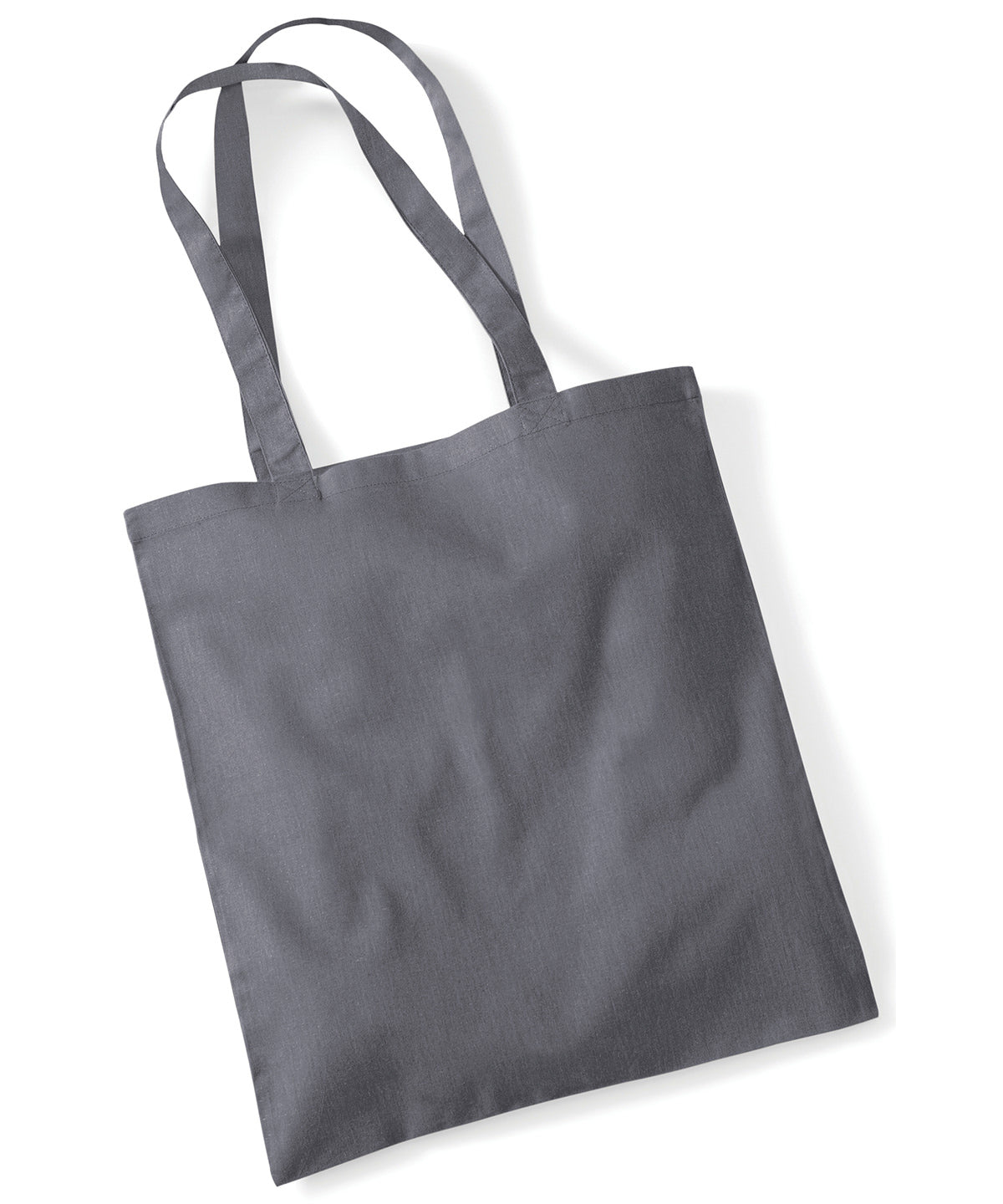 Westford Mill WM101 Bag for life - long handles in Graphite Grey