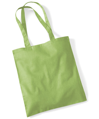 Westford Mill WM101 Bag for life - long handles in Kiwi
