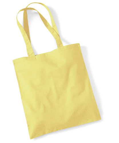 Westford Mill WM101 Bag for life - long handles in Lemon