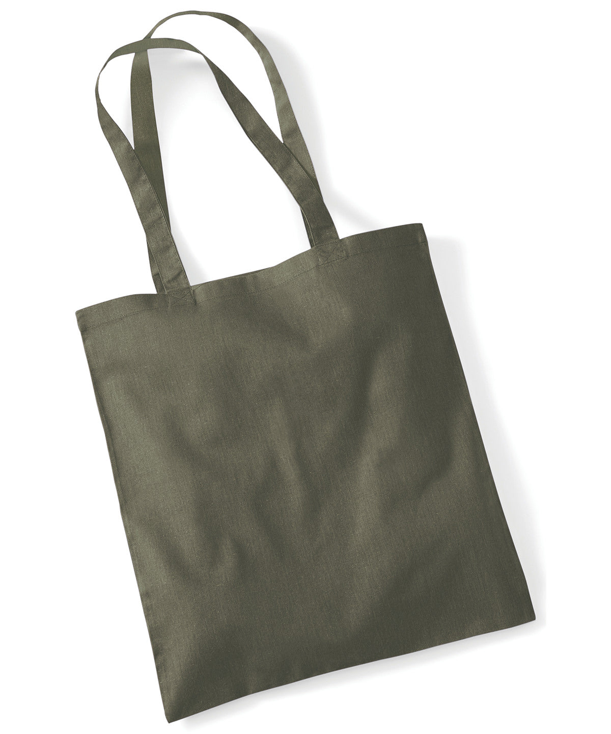 Westford Mill WM101 Bag for life - long handles in Olive Green